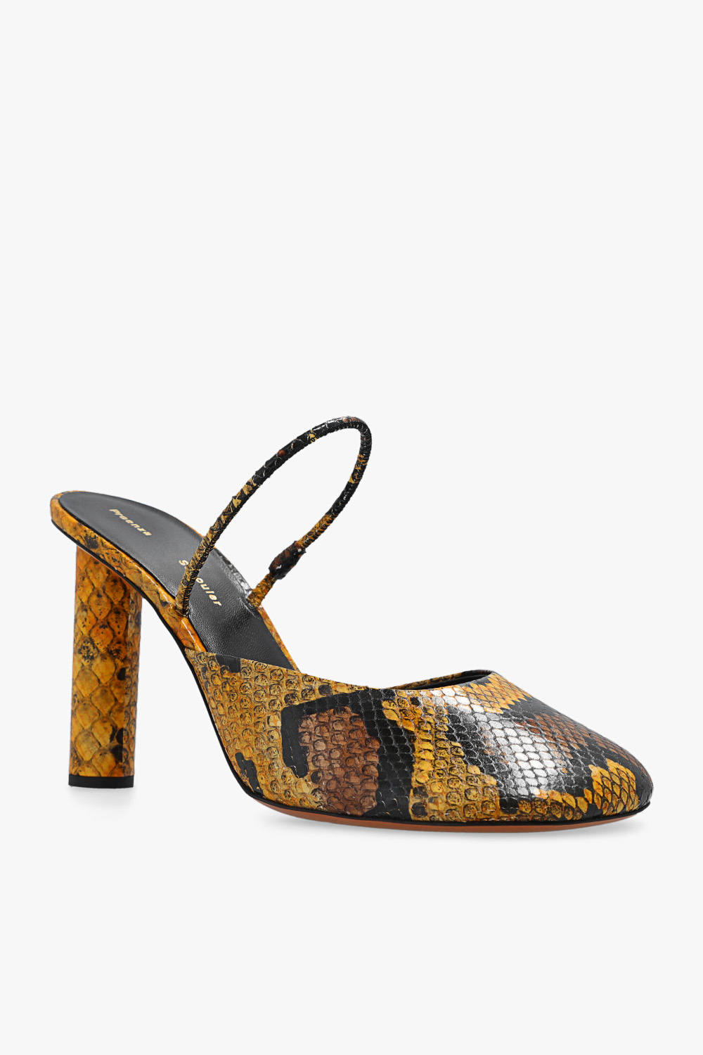 Yellow Pumps with animal motif Proenza Schouler Vitkac GB